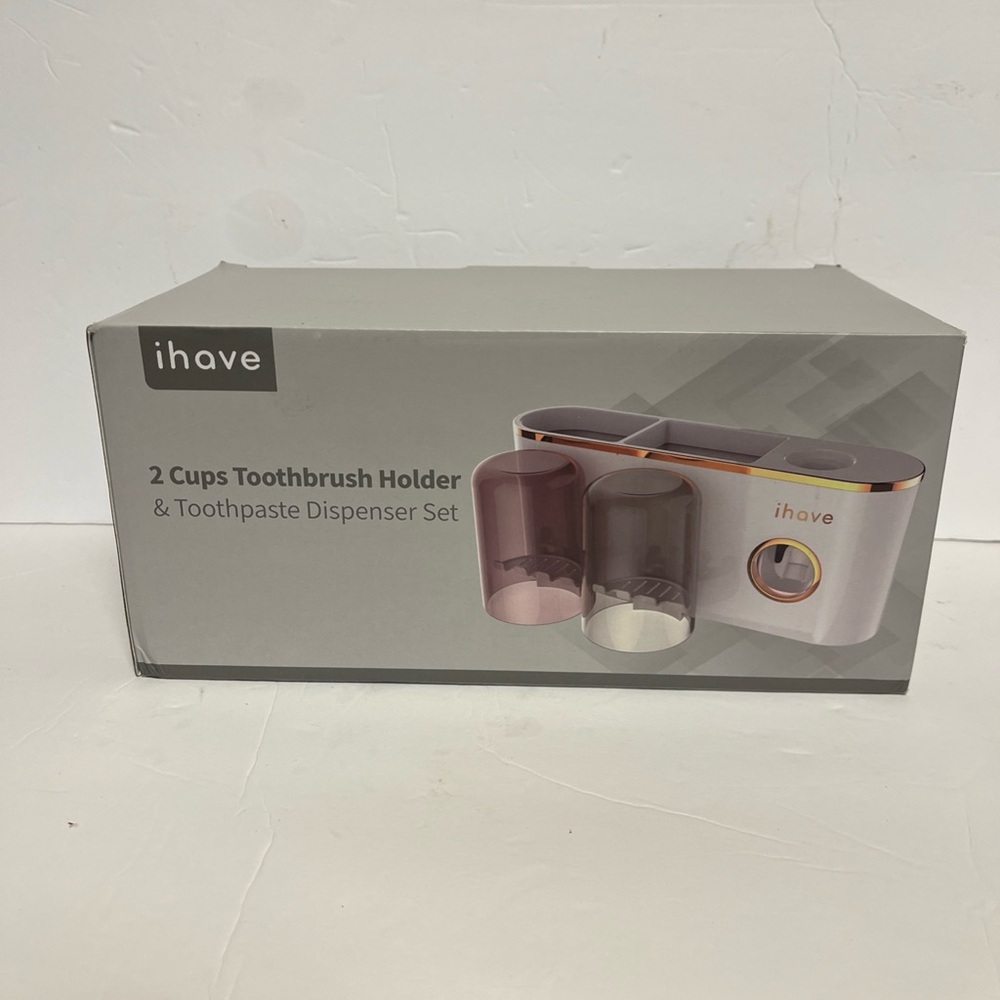 iHave Toothbrush Holder and Dispense‎ Set